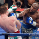 Floyd Mayweather Jr. vs. “Canelo” Álvarez. Photo by Isaac Brekken/AP